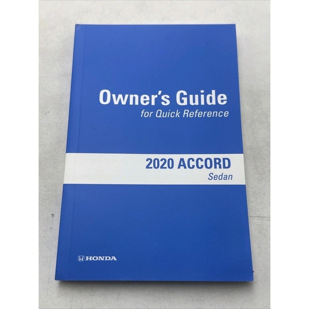 OEM 2020 Honda Accord Sedan Owner's, Warranty, Consumer Info Guides Plus Case